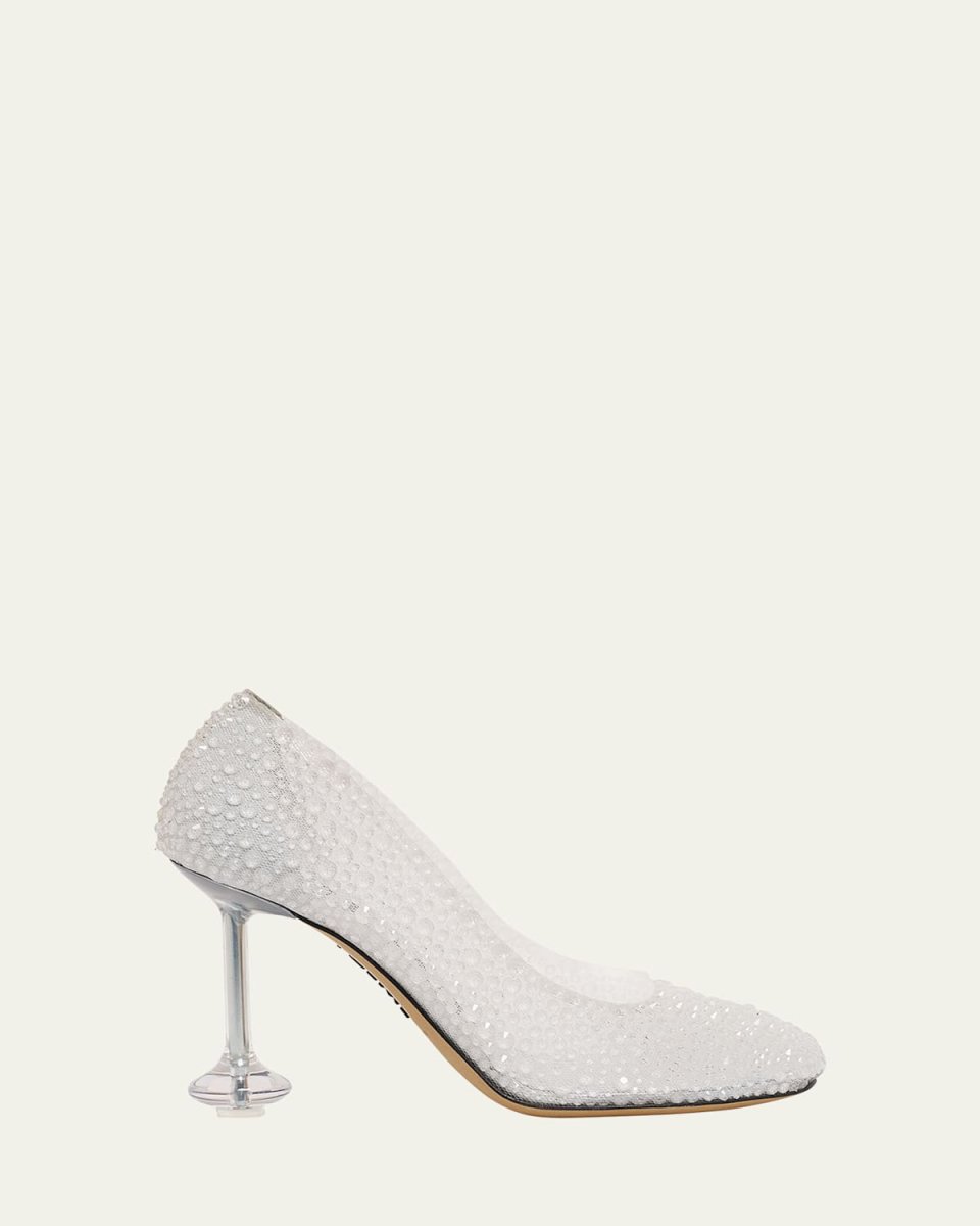 Toy Strass Mesh Pumps